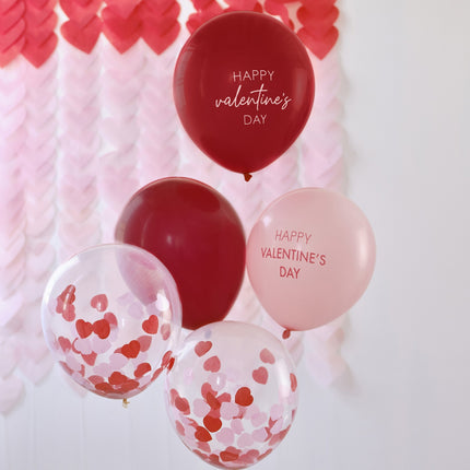 Set di palloncini Buon San Valentino 30 cm