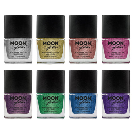 Moon Glitter Smalto olografico per unghie viola 14ml