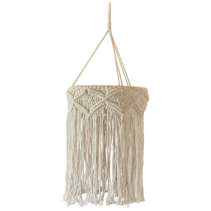 Decorazione da appendere beige Macrame 40 cm