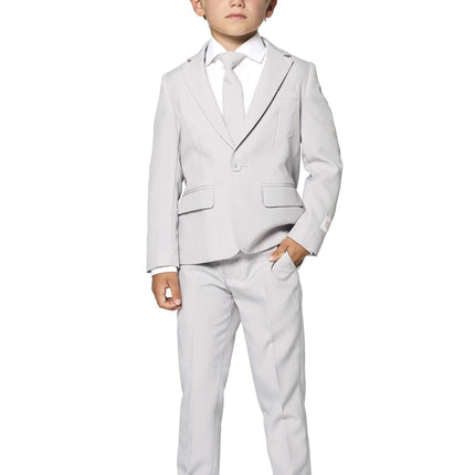 Ragazzo in abito grigio OppoSuits