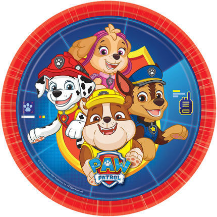 Piatti Paw Patrol 22,8 cm 8 pezzi