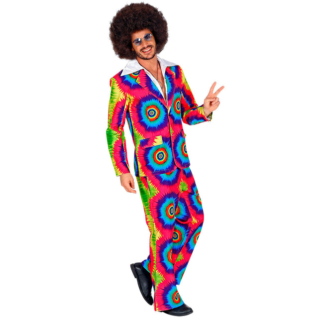 Costume Disco 70S colorato da uomo Groovy