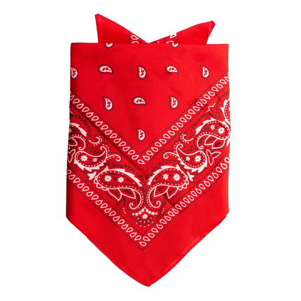 Bandana tradizionale rossa 55 cm