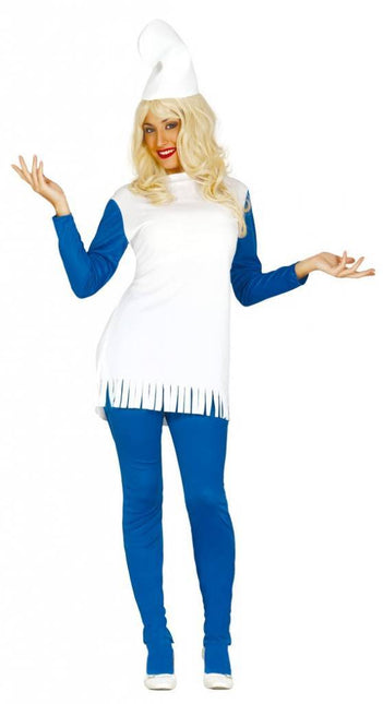 Costume da gnomo blu da donna