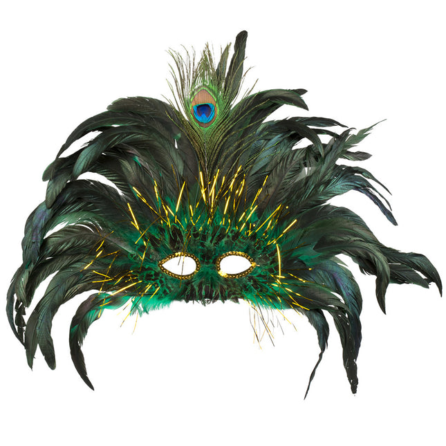 Maschera occhi Peacock Queen