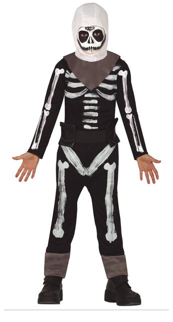 Costume Halloween Scheletro Soldato Bambino