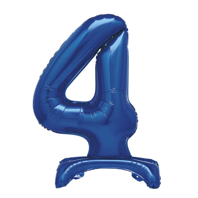 Pallone Figura Blu 4 Anni Con Standard 76cm