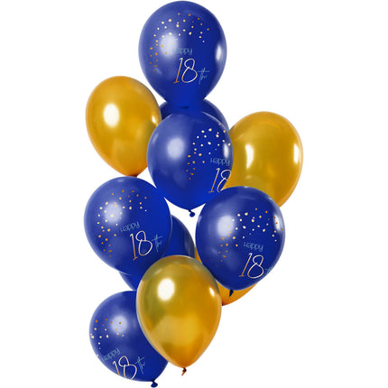 Palloncini 18 anni blu 30cm 12pz