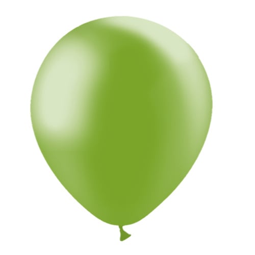 Palloncini verdi metallizzati 30cm 10pz