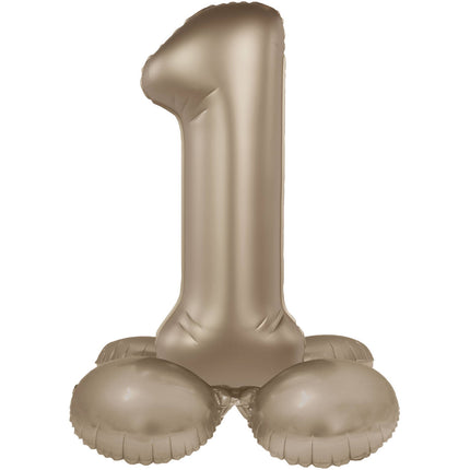 Palloncino 1 Anno Figura Oro 72cm