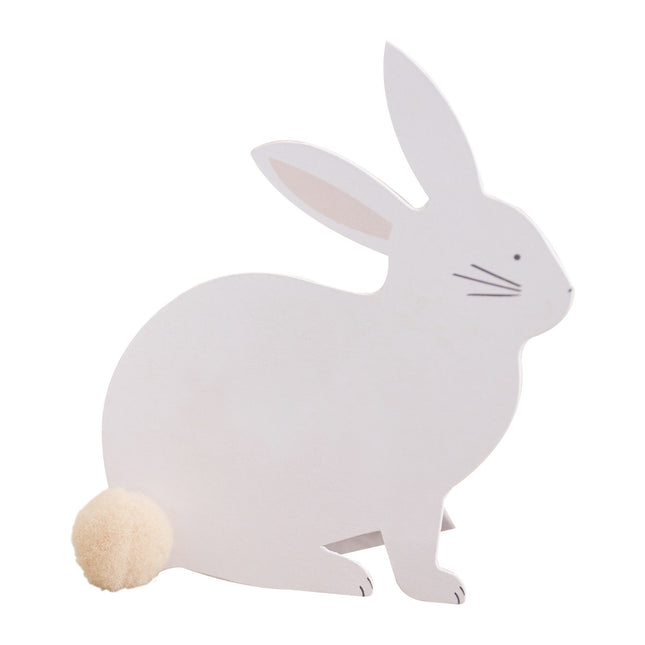 Biglietti di Pasqua coniglio 7cm 6pz