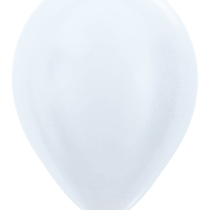 Palloncini Bianco Perla 30cm 50pz