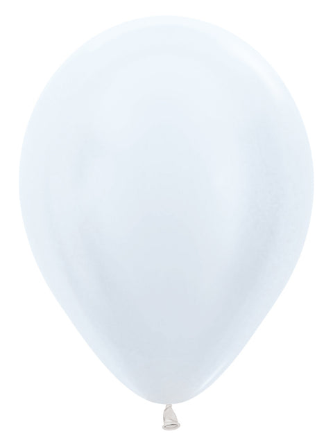 Palloncini Bianco Perla 30cm 50pz