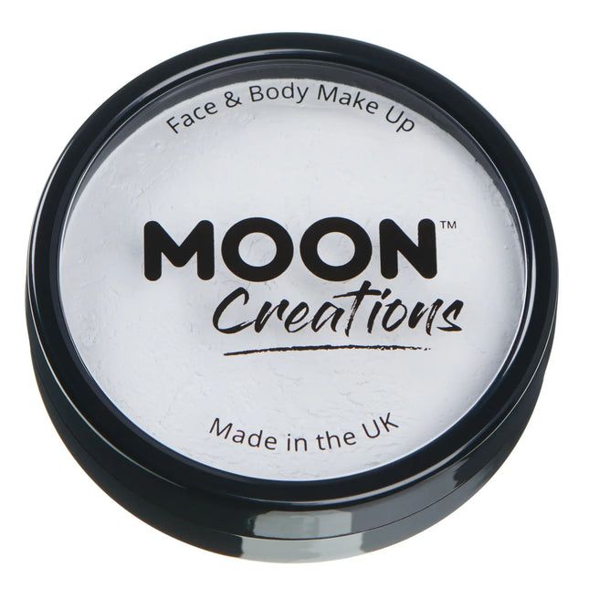 Moon Creations Pro Face Paint Cake Pots Bianco 36g