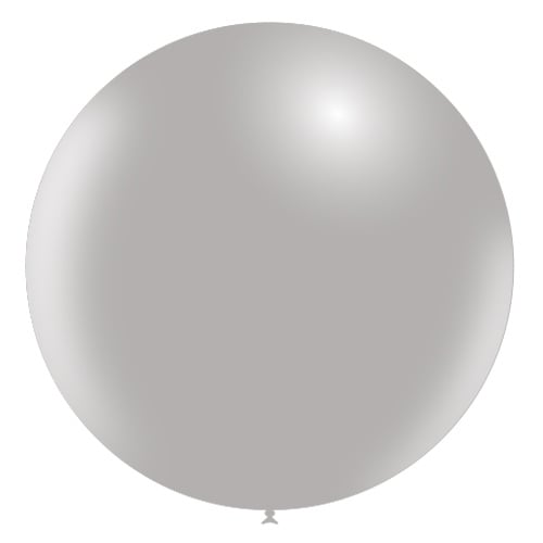 Pallone gigante grigio XL 91 cm