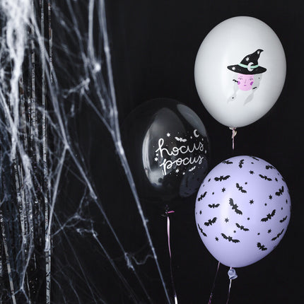 Palloncini di Halloween Hocus Pocus 30 cm 6 pezzi