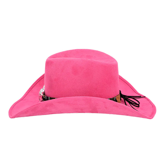 Cappello da Cowboy Rosa Luxe