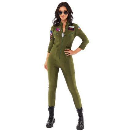 Costume adulti Top Gun Tuta Donna