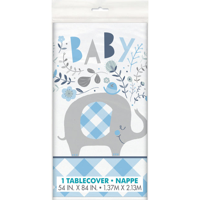 Tovaglia Baby Elephant Azzurro 2,13 m