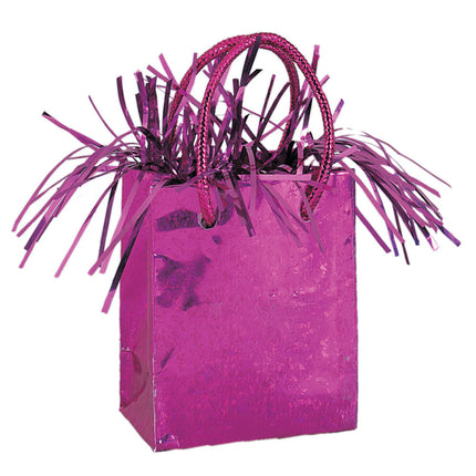 Borsa peso per palloncini fucsia 8,3cm 157gr