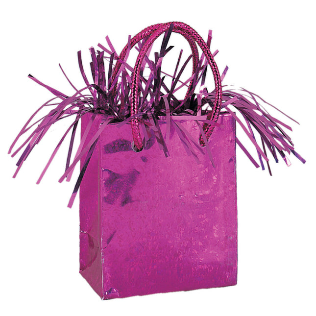 Borsa peso per palloncini fucsia 8,3cm 157gr