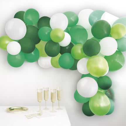 Arco di palloncini fatto in casa Set verde 40 pezzi