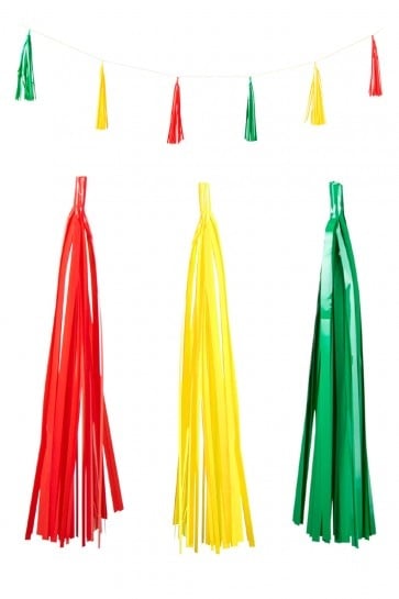 Nappe Guirlande Rosso Giallo Verde 2,25m