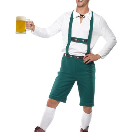 Set Lederhosen verde