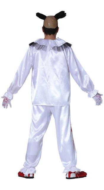 Costume di Halloween da clown assassino Uomo Sangue