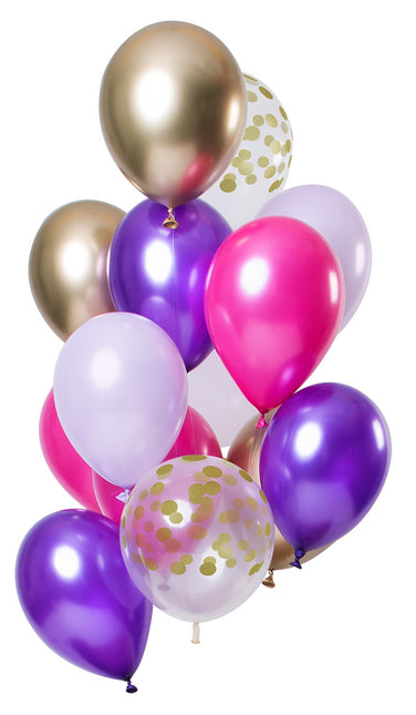 Set di palloncini viola 30 cm 12 pezzi