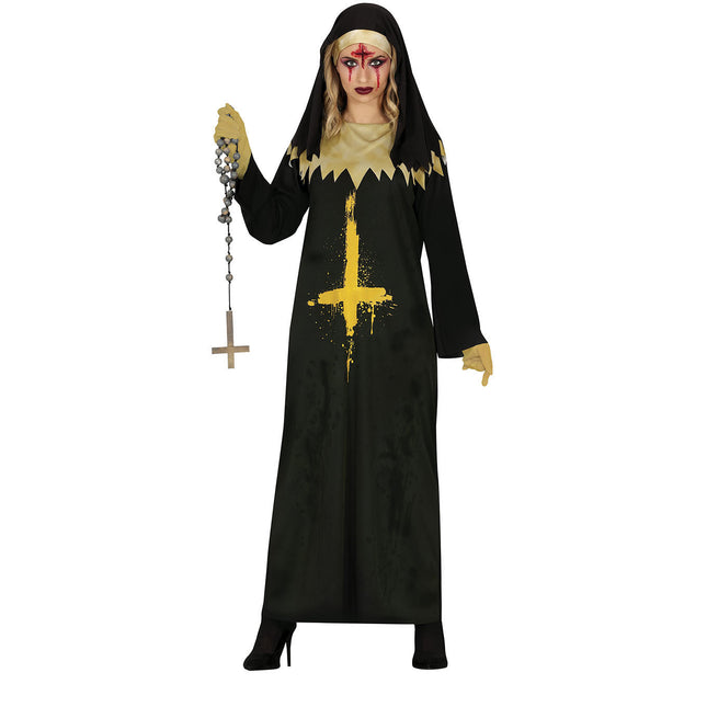 Non Costume Halloween Donna Oro Nero