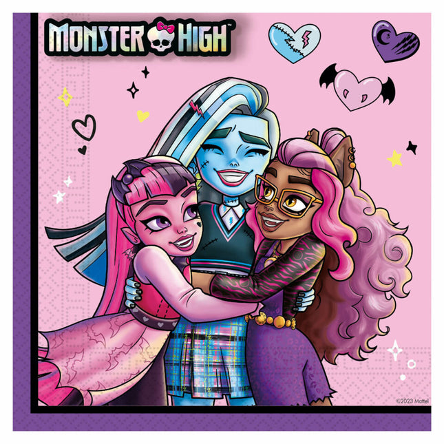 Tovaglioli Monster High 33cm 20pz