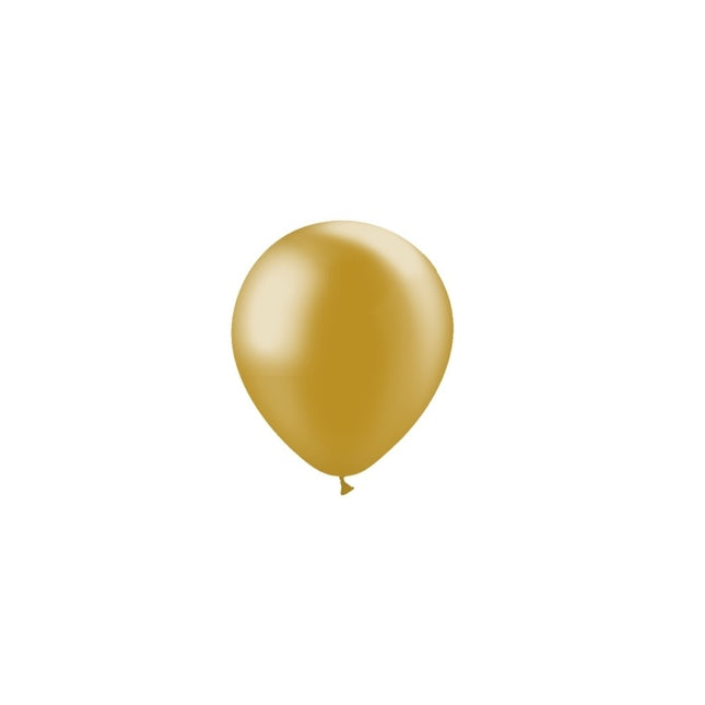 Palloncini oro metallizzati 13cm 100pz