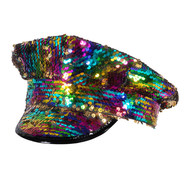 Cappello reversibile Rainbow Gold