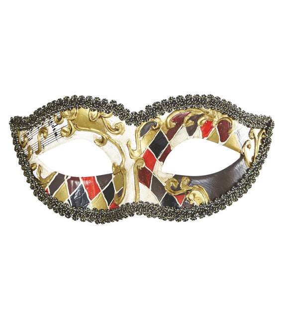 Maschera per gli occhi in oro nero