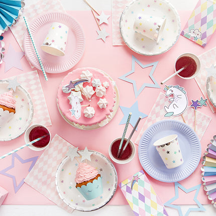 Stampi per cupcake Unicorno 6 pezzi