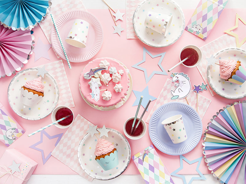 Stampi per cupcake Unicorno 6 pezzi