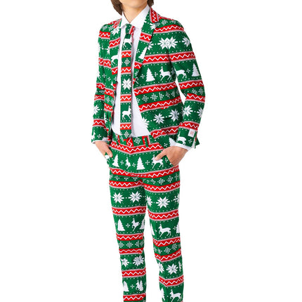 Tuta verde festosa Ragazzo adolescente OppoSuits