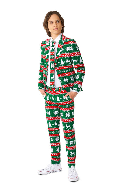 Tuta verde festosa Ragazzo adolescente OppoSuits