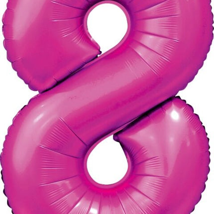 Pallone Figura fucsia 8 anni lucido 86 cm