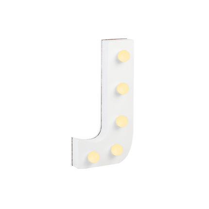 Lettera J Light 16,5 cm