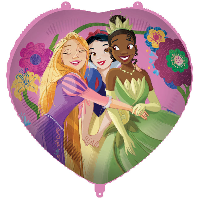 Palloncino ad elio Disney Princesses Cuore vuoto 46 cm