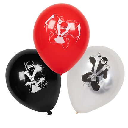 Palloncini Ninja 25cm 6pz