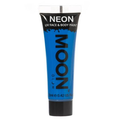 Moon Glow Intense Neon UV Face Paint Blu Intenso