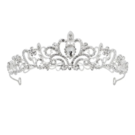 Tiara d'argento in metallo