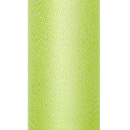 Rotolo di tulle verde chiaro 30cm 9m