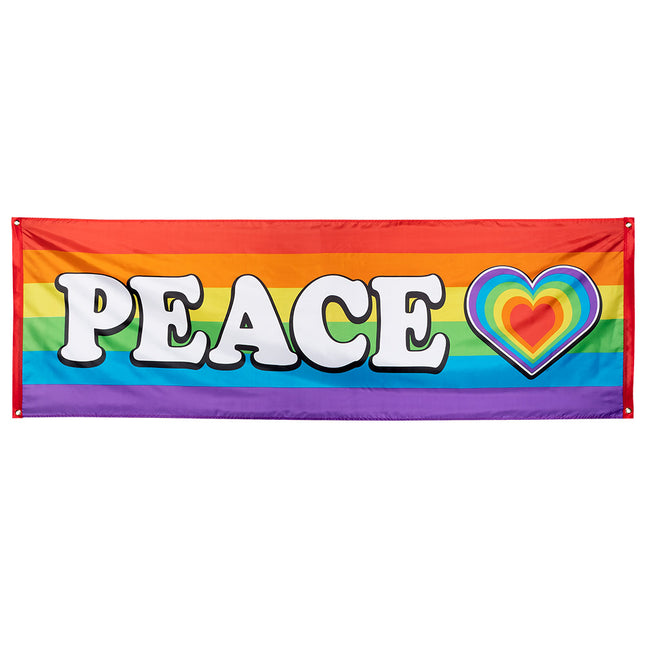 Striscione Arcobaleno Pace 2,2m