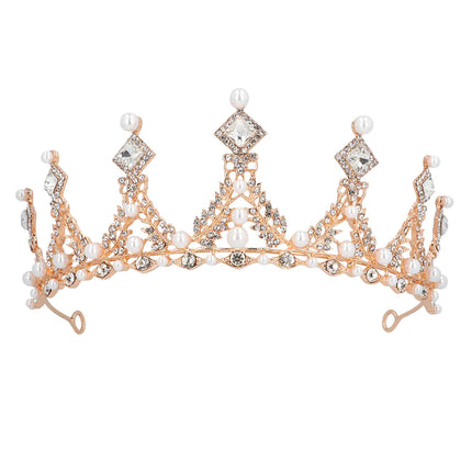 Tiara in metallo oro rosa