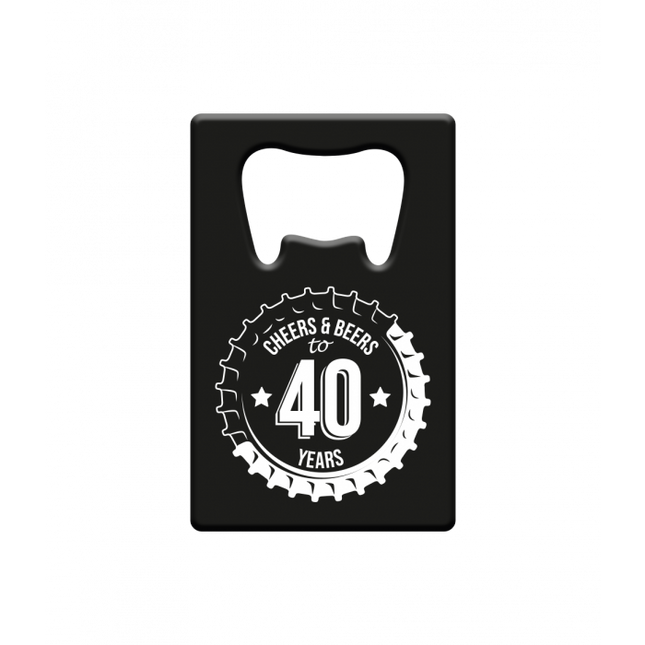 Apribottiglie 40 anni Cheers & Beers