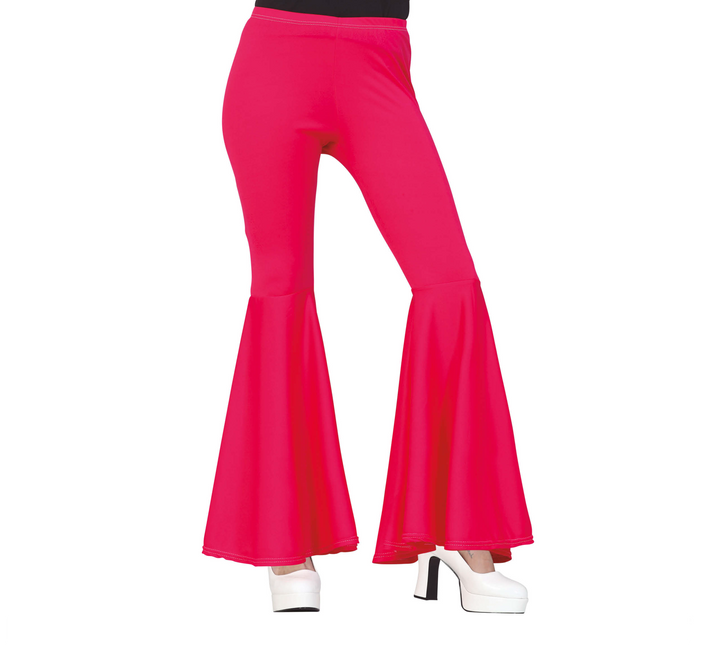 Pantaloni Disco 70S Rosa Donna